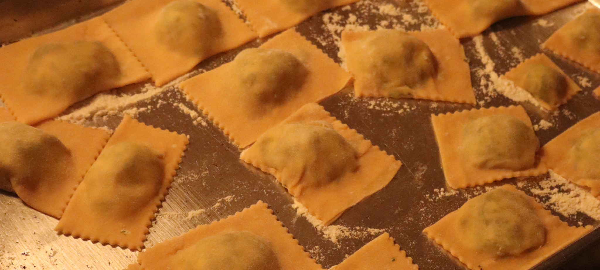 Fresh ravioli made at Abigail’s Kitchen