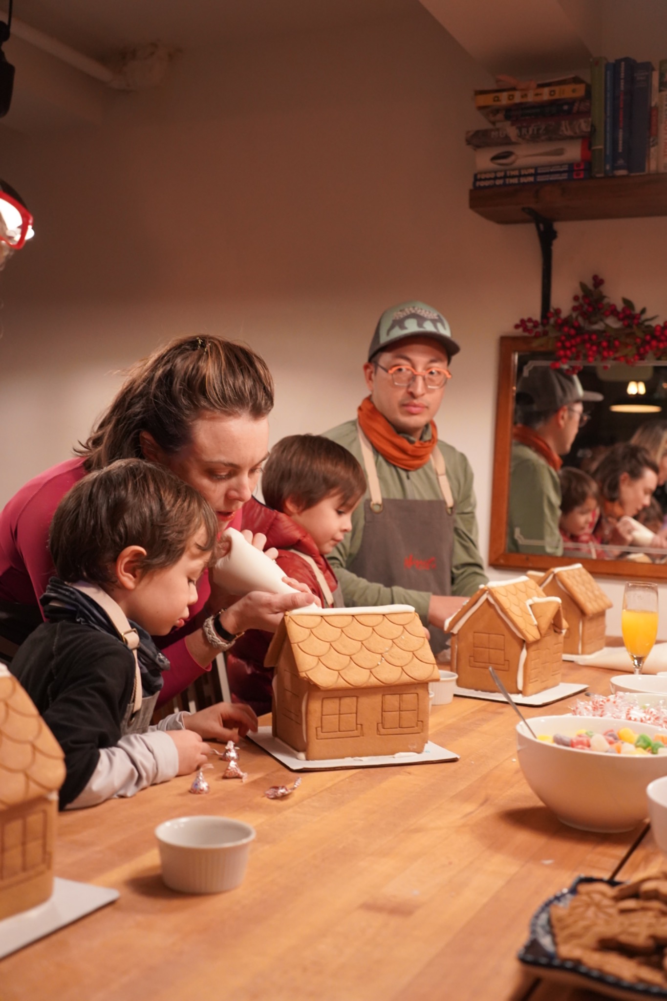 Guests cooking at Abigail’s Kitchen